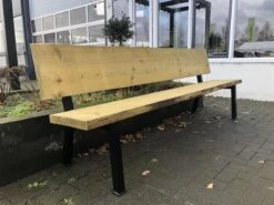 MaximaVida Set Industriële Bankpoten New York- Zwart Gecoat - Maak Zelf Je Bank -Tuin Verkoop 1200x900 5