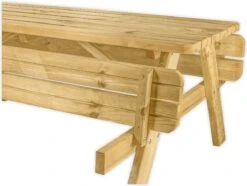 Goedkopepicknicktafels.nl | 180cm Lange Picknicktafel | Tuintafel 6 Persoons | De Luxe 180cm Lang | Geïmpregneerd Grenen Hout! -Tuin Verkoop 1200x902 2