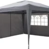Garden Royal Partytent 3x3m Easy Up Grijs Met 2 Zijwanden -Tuin Verkoop 1200x915 6