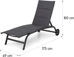 Blumfeldt Limala Tuinstoel - Ligstoel - Relaxstoel - Rugleuning In 6 Standen Verstelbaar - 2 Vielen - Draagkracht: Max. 150 Kg 13 Blumfeldt Limala Tuinstoel - Ligstoel - Relaxstoel - Rugleuning In 6 Standen Verstelbaar - 2 Vielen - Draagkracht: Max. 150 Kg -Tuin Verkoop 1200x918 1