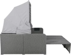 Polyrattan Patio Rieten Meubels Set Voor 2 Personen-Outdoor Rattan Sofa Set Met Intrekbare Luifel-lounge Bank-PE Rotan Loveseat Voor Achtertuin Veranda Tuin Zwembad Balkon-grijs 21 Polyrattan Patio Rieten Meubels Set Voor 2 Personen-Outdoor Rattan Sofa Set Met Intrekbare Luifel-lounge Bank-PE Rotan Loveseat Voor Achtertuin Veranda Tuin Zwembad Balkon-grijs -Tuin Verkoop 1200x929