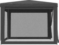 Prolenta Premium Partytent Met 4 Mesh Zijwanden 3x3 M HDPE Antracietkleurig 12 Prolenta Premium Partytent Met 4 Mesh Zijwanden 3x3 M HDPE Antracietkleurig -Tuin Verkoop 1200x933