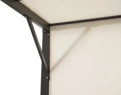 MaxxGarden Pergola - Partytent - Tuinpaviljoen Met één Gesloten Zijkant - 3x3x2,3 M - Cream -Tuin Verkoop 1200x940 2