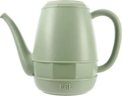 Decoris Mintgroene Kunststof Gieter 1,8 Liter - Tuinieren Benodigdheden - Kleine Gieters Mint Groen