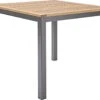 NATERIAL - Tuintafel Vierkant ORIS - 4 Personen - Houten Tafel 90x90 Cm - Aluminium - Met Houten Blad - Eucalyptus -Tuin Verkoop 1200x945