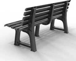 Casaria Tuinbank Orchidea – Kunststof/240kg Belastbaar – Antraciet -Tuin Verkoop 1200x950