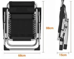 Brulo - Ligstoel Tuin - Ligstoelen - Strandstoel Opvouwbaar - Tuinstoel - Incl Tafel En Hoofdkussen -Tuin Verkoop 1200x956