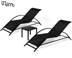 Intimo Ligbeddenset + Tafel - Zwart - 163x60x65/45x45x40 -Tuin Verkoop 1200x960 3