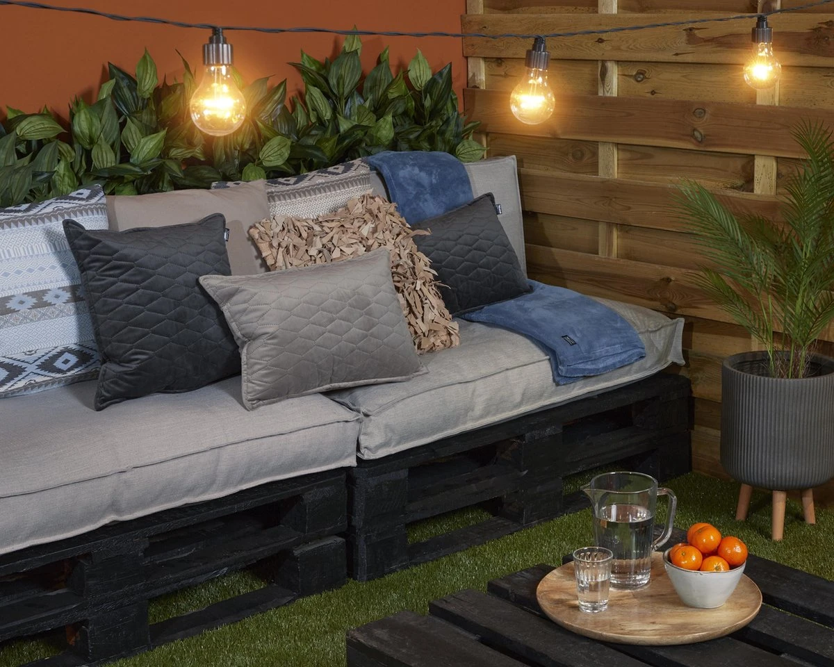 In The Mood Collection Mick Palletkussens - L120 X B80/40 X H12 Cm - Beige 8 In The Mood Collection Mick Palletkussens - L120 X B80/40 X H12 Cm - Beige - Afbeelding 6