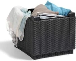 Allibert Opbergpoef Met Deksel - Opbergbox - Bijzettafel Buiten - Tafel - Tuintafel - Opberger -Tuin Verkoop 1200x964