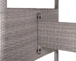 Beliani VITERBO - Loungeset Voor 8 - Grijs - PE Rotan -Tuin Verkoop 1200x965 2