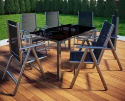 Tuinstoel Standenstoel Aluminium Antraciet 7 Standen Per 2 Stuks 11 Tuinstoel Standenstoel Aluminium Antraciet 7 Standen Per 2 Stuks -Tuin Verkoop 1200x971