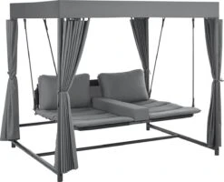 Schommelbank / Ligbank Kassandra - Donkergrijs -Tuin Verkoop 1200x973 1