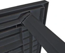 VidaXL Tuintafel 126x76x72 Cm Kunststof Antraciet -Tuin Verkoop 1200x979