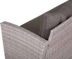 Beliani VITERBO - Loungeset Voor 8 - Grijs - PE Rotan -Tuin Verkoop 1200x983 4