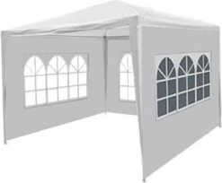 Partytent 3x3m Budget Wit Met Drie Zijwanden 7 Partytent 3x3m Budget Wit Met Drie Zijwanden -Tuin Verkoop 1200x990 4