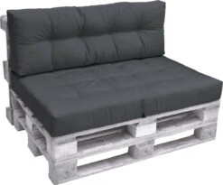 Beautissu Eco Elements Palletkussen – Rugkussen 120x40x15 Cm Voor Palletbank - Kussen Graphiet Grijs - Palletkussens In Matraskussen Kwaliteit -Tuin Verkoop 1200x995 6