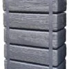 Regenton Muurtank, Grandval 300L, Antraciet Kunststof, Imitatiehout, Met Gootaansluitset Inbegrepen -Tuin Verkoop 412x1200