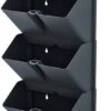 Prosperplast Verticale Kruidentuin Kunststof - Staand/hangend - Modulair - Antraciet Grijs - L 20 X B 11 X H 48 Cm - Incl. Kruidenschaar -Tuin Verkoop 554x1200 1