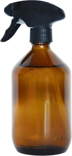 24DOTS Living Plantenspuit | 500 Ml Bruin Amber Glas | Plantensproeier | Plantenspuit Binnen | Waterverstuiver | Vernevelaar