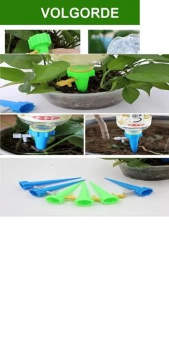 Plant Bewateringssysteem - 12 Stuks - Bewateringsyteem - Watergeefsysteem - Plantenbol - Automatische Gieter - Water Druppelaar - Druppelsysteem - Bewateringssysteem - Druppel Systeem - Water Geef Systeem - Plantenbol -Tuin Verkoop 582x1200
