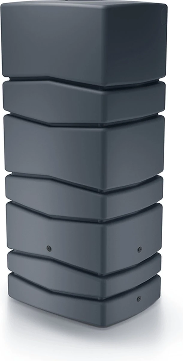 Prosperplast Regenton Aqua Tower 650 Liter - Antraciet 3 Prosperplast Regenton Aqua Tower 650 Liter - Antraciet