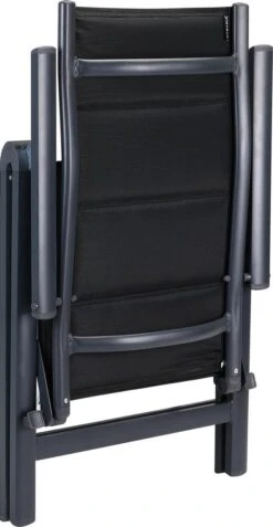 Casaria Tuinstoel Aluminium - 2 Stuks Inklapbaar - Antraciet -Tuin Verkoop 621x1200