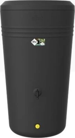 Elho Green Basics Regenton - Regenton - Living Black - Buiten - 200 Liter -Tuin Verkoop 651x1200 1