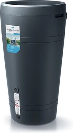 Tube - Regenton - 2-in-1 - 230 Liter - Antraciet -Tuin Verkoop 657x1200