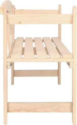Merkloos Springos Tuinbank | Tuinbankje | Zitbank Buiten | Naaldhout | 119 X 78 X 45 Cm | Licht -Tuin Verkoop 734x1200