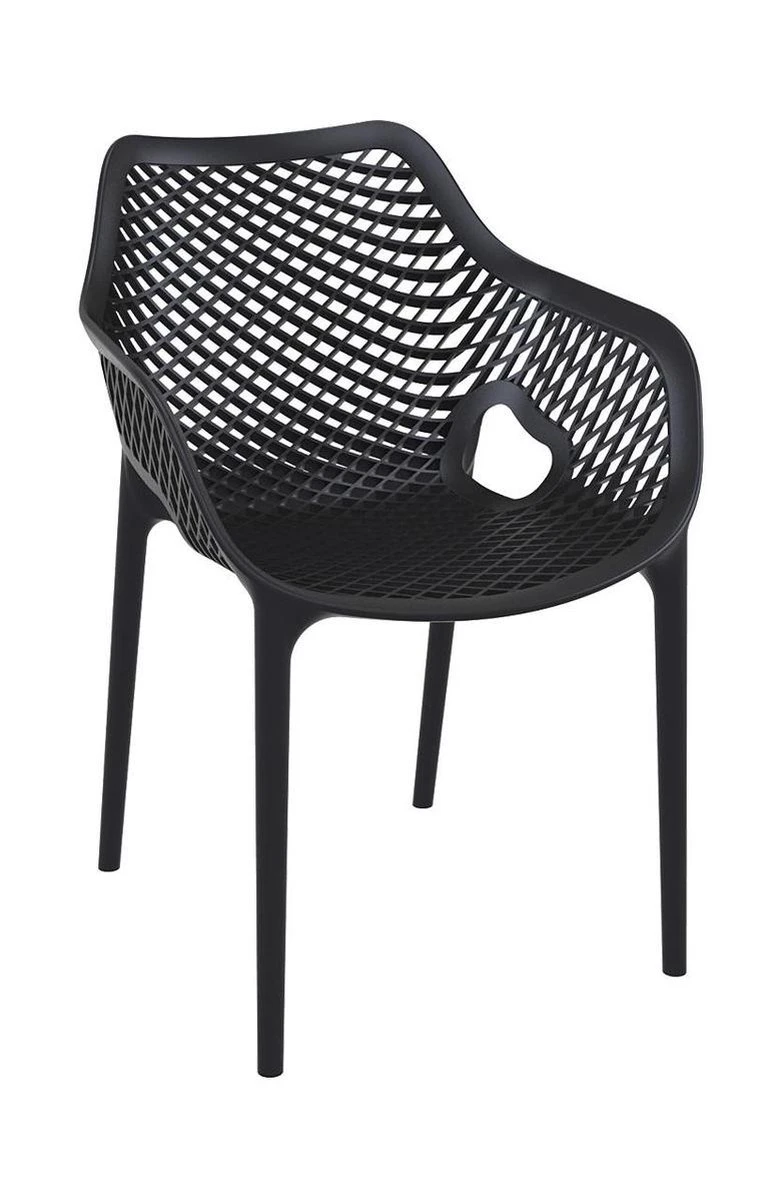 Tuinstoel - Air XL - Zwart - Siesta 4 Tuinstoel - Air XL - Zwart - Siesta - Afbeelding 2