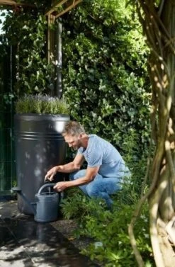Elho Green Basics Regenton - Regenton - Living Black - Buiten - 200 Liter -Tuin Verkoop 787x1200 2