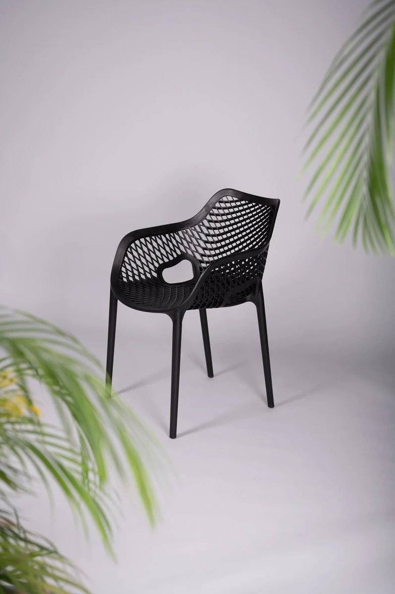 Tuinstoel - Air XL - Zwart - Siesta 3 Tuinstoel - Air XL - Zwart - Siesta