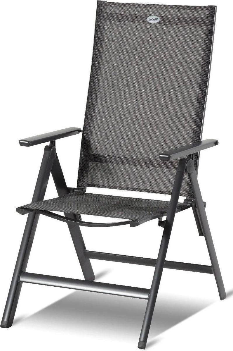 Hartman Aruba Aluminium Tuinstoel - Antraciet Verstelbaar 4 Hartman Aruba Aluminium Tuinstoel - Antraciet Verstelbaar - Afbeelding 2
