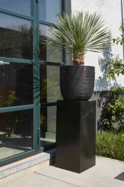 Capi Europe - Bloempot Bol Rib NL - 35x34 - Zwart - Voor Binnen En Buiten - KBLR932 -Tuin Verkoop 799x1200 37