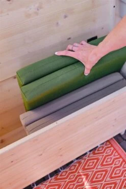 Balkonset 3in1: Bank | Tafel | Opbergruimte. Hout, Medium 95cm. -Tuin Verkoop 799x1200 5