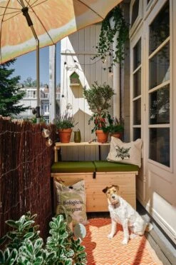 Balkonset 3in1: Bank | Tafel | Opbergruimte. Hout, Medium 95cm. -Tuin Verkoop 799x1200 7