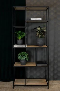 Plantenpot/Bloempot In Het Lava-look Zwart Dia 15 Cm En Hoogte 13 Cm - Voor Binnen -Tuin Verkoop 800x1200 142