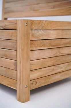 Kleine Teakhouten Tuinbank Met Opbergruimte - 100 X 60 X 90 Cm - Duurzaam Teakhout - Blijft Strak En Mooi - Sterke Constructie Om Lang Mee Te Gaan -Tuin Verkoop 800x1200 7