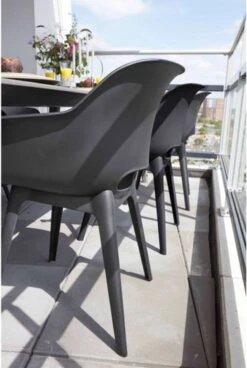 Allibert Akola Tuinstoelen - 2 Stuks -56,5x55x80cm - Donkergrijs -Tuin Verkoop 806x1200 1