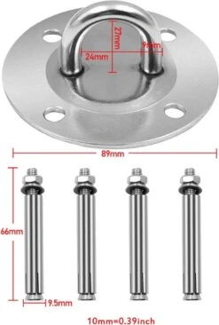 IBright Hangstoel Bevestigingsset - Schommelstoel Ophangsysteem - RVS - Bokszak - Plafondhaak - Plafond Ophanghaak -Tuin Verkoop 810x1200