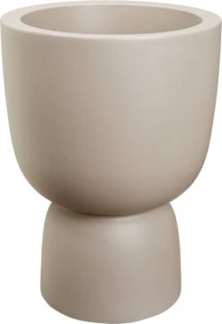 Elho Pure Coupe 41 - Bloempot Voor Binnen & Buiten - Ø 41.3 X H 57.9 Cm - Beige/Balanced Beige -Tuin Verkoop 820x1200 6