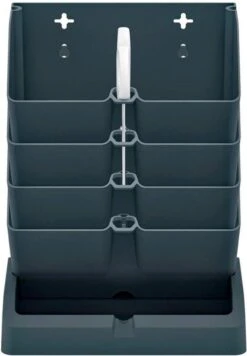 Prosperplast Verticale Kruidentuin Kunststof - Staand/hangend - Modulair - Antraciet Grijs - L 20 X B 11 X H 48 Cm - Incl. Kruidenschaar -Tuin Verkoop 833x1200 1