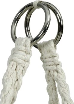 Macramé Hangstoel Beige - Beige Hangstoel - Hangstoel Touw - Hangstoel - Tot 110KG - Eenpersoons Hangstoel - Hang Stoel 1 Persoon - Hangstoel Voor Binnen - Hangstoel Zonder Standaard - Hangstoel Buiten -Tuin Verkoop 863x1200