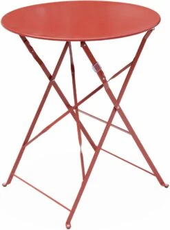 Emilia - Ronde Inklapbare Bistrotafel Ø60cm Van Gepoedercoat Staal – Terra Cotta 13 Emilia - Ronde Inklapbare Bistrotafel Ø60cm Van Gepoedercoat Staal – Terra Cotta -Tuin Verkoop 887x1200 1
