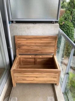 Kleine Teakhouten Tuinbank Met Opbergruimte - 100 X 60 X 90 Cm - Duurzaam Teakhout - Blijft Strak En Mooi - Sterke Constructie Om Lang Mee Te Gaan -Tuin Verkoop 899x1200 6