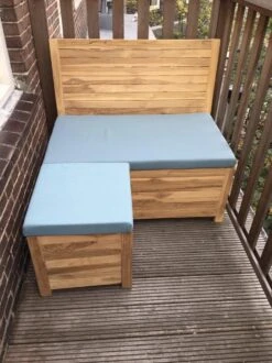 Kleine Teakhouten Tuinbank Met Opbergruimte - 100 X 60 X 90 Cm - Duurzaam Teakhout - Blijft Strak En Mooi - Sterke Constructie Om Lang Mee Te Gaan -Tuin Verkoop 899x1200 8