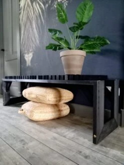 Tuinbank Design 2023 - 150CM - Grenen Hout - Zwart -Tuin Verkoop 900x1200 4