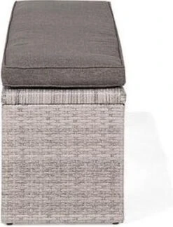 Beliani VITERBO - Loungeset Voor 8 - Grijs - PE Rotan -Tuin Verkoop 916x1200