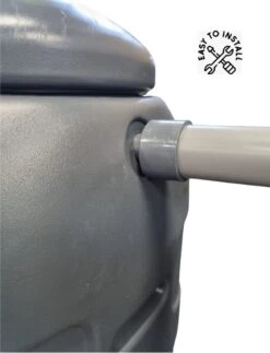 Regenton Rainsaver - Antraciet 100 L + Voet + Vulautomaat -Tuin Verkoop 919x1200 1